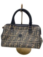 画像：ミニボストン/内部変色有/ハンドル部分擦れ有/ハンドバッグ/レザー/総柄