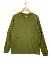 画像：Small Box L/S Tee/長袖Tシャツ/S/コットン/KHK//