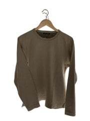 画像：長袖Tシャツ/2/コットン/BEG/無地/ME31JK242