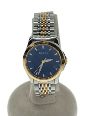 画像：クォーツ腕時計/アナログ/ステンレス/BLK/SLV/126.5