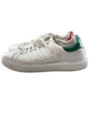 画像：ローカットスニーカー/44/WHT緑赤/レザー