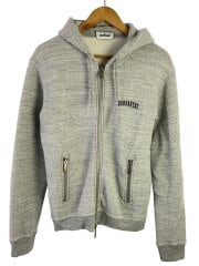 画像：ジップパーカー/M/コットン/GRY/無地/S74HG0044