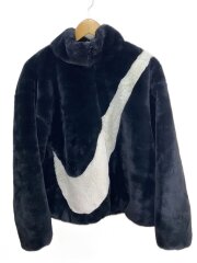 画像：ビッグスウォッシュ/ファージャケット/XL/ポリエステル/BLK/CU6559-010