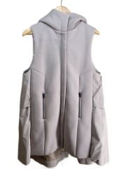 画像：バックフリルベスト/38/ポリエステル/CRM/2162