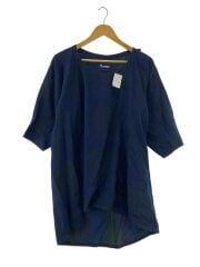 画像：ネルシャツ/半袖ブラウス/2/コットン/NVY/総柄/YR-B13-011