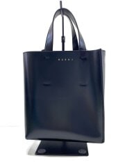 画像：MUSEO MINIBAG/ショルダーバッグ/レザー/BLK/無地/SHMP0039U1LV63900N99
