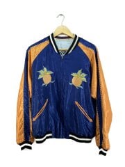 画像：1950s Style Acetate Souvenir Jacket/スカジャン/XL/NVY/TT15877