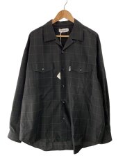 画像：T/W L/S Scout Shirt <CHEC長袖シャツ/L/ポリエステル/BLK/チェック/CTE-26S4//