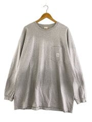 画像：Open End Yarn Error Fit/長袖Tシャツ/XL/コットン/GRY/無地/CTE-24A303//