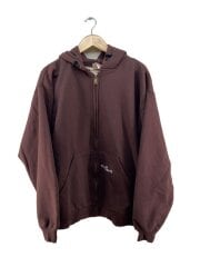 画像：00s/USA製/ダブルフェイス/Y2K/ジャケット/XL/コットン/BRW/