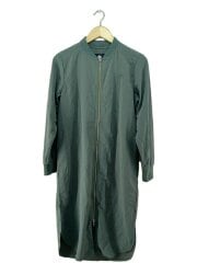 画像：Long Line Zipped Jacket/ジャケット/XS/ポリエステル/KHK/211110