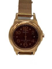 画像：ルキア/ソーラー腕時計/アナログ/ステンレス/BRD/GLD/3b21-0aw0