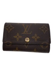 画像：ポルト・フォイユ・ヴィクトリーヌ_モノグラム・キャンバス_ローズバレリーヌ/PVC/BRW/モノグラム/レ