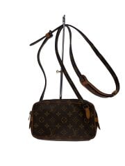 画像：ポシェット・マルリー・バンドリエール_モノグラム・キャンバス/PVC/BRW