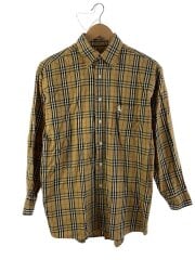 画像：old/長袖シャツ/M/コットン/BEG/タータンCK