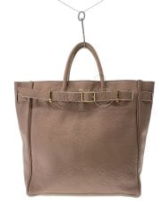 画像：別注トートバッグ/レザー/BRW