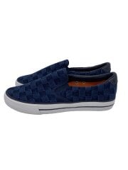 画像：wazabiスリッポンローカットスニーカー/26cm/NVY・右足ボディ着色あり