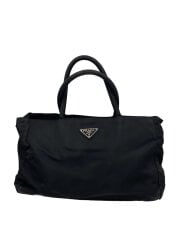 画像：ハンドバッグ/ナイロン/BLK