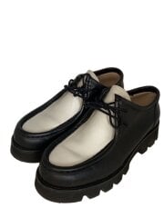 画像：ローファー/37/GRY/レザー/厚底/スペイン製