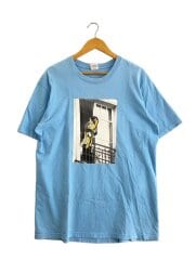 画像：Tシャツ/L/コットン/BLU/プリント/Balcony Tee/20FW/使用感有//