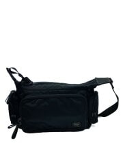画像：ショルダーバッグ/ナイロン/BLK/無地