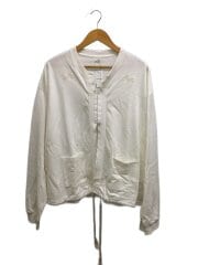 画像：カーディガン(薄手)/FREE/コットン/WHT/無地/fj24s-41-002