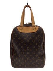 画像：エクスキュルシオン_モノグラム・キャンバス/PVC/BRW/ヌメ革若干の変色・スレ有