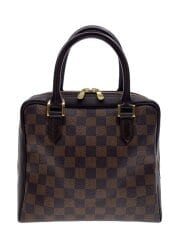 画像：ブレラ_ダミエ・エベヌ/PVC/BRW/パイピング角擦れ有