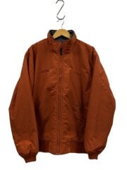 画像：90s/ウォームアップジャケット/L/ナイロン/ORN/無地/11002/シミ多数有