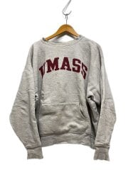 画像：80s/トリコタグ/ダブルフェイス/USA製/UMASS/染込み/XXL/コットン/GRY/ヨゴレ有