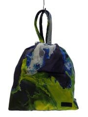 画像：マーブルトートバッグ/--/マルチカラー/大容量/巾着型