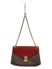 画像：パラス・チェーン_モノグラム・キャンバス_スリーズ/ハンドバッグ/ショルダーバッグ/PVC/BRW