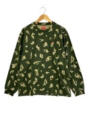 画像：21AW Small Box L/S TEE Olive Camo/長袖Tシャツ/L/コットン/GRN//