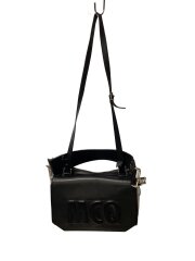 画像：ショルダーバッグ/レザー/BLK