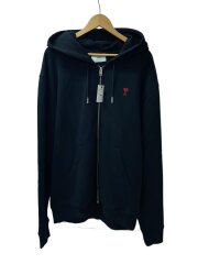 画像：ジップパーカー/XXXL/コットン/BLK/BFUSW435.730