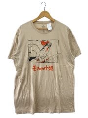 画像：00s STUDIO GHIBLI スタジオジブリ もののけ姫 サン Tシャツ/XL/BEG//