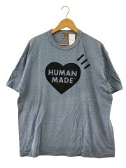 画像：ハートロゴ Tシャツ/2XL/BLU//