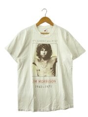 画像：ジムモリソン追悼Tシャツ/L/WHT//