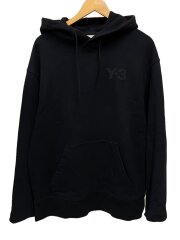 画像：M CLASSIC CHEST LOGO HOODIE/S/BLK/FN3379