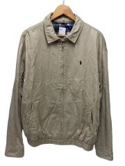 画像：90s スウィングトップ 裏地チェック/L/BEG