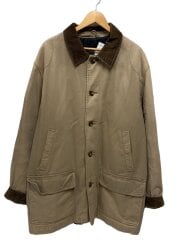画像：ハンティングジャケット/襟、袖コーデュロイ/XL/コットン/BEG