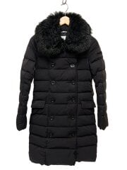 画像：MONTECCHIA ダウンコート/2/BLK/LTA14A4314/腰紐欠品