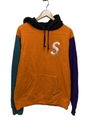 画像：S Logo Colorblocked Hooded Sweatshirt/M/ORN