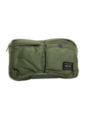 画像：ウエストバッグ/ナイロン/KHK/無地/622-08723