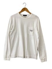 画像：長袖Tシャツ/XL/コットン/WHT/HQ-T102//