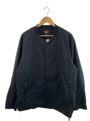 画像：ノーカラーソフトダウン カーディガン/ダウンジャケット/XL/ナイロン/BLK/N2500-0E004A