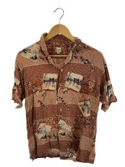 画像：MUSASHIYA/参勤交代/アロハシャツ/M/レーヨン/BRW/SS30211