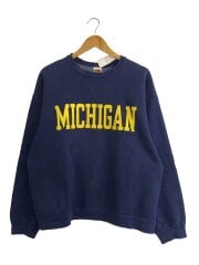 画像：MICHIGAN メキシコ製 SUPER COTTON スウェット/XL/コットン/NVY/プリント//