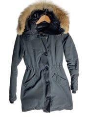 画像：ダウンジャケット/XS/ポリエステル/BLK/無地/2580LB/ロスクレア/ブラックレーベル/パーカー