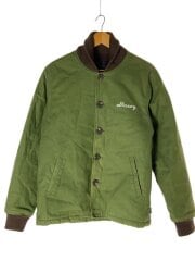 画像：デッキジャケット/L/コットン/KHK/無地